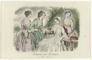 Journal des Femmes, vers 1850 : 4, Rue Favart
