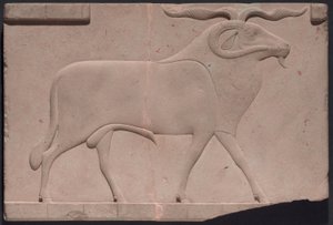Plaque représentant un bélier