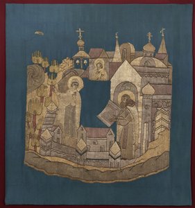 Apparition de la Mère de Dieu à Saint Cyrille de Belozersk au monastère Simonov Podea