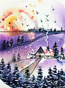 Chalet douillet d