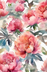 Pivoines rose pâle
