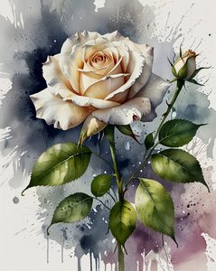 Rose blanche