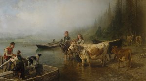Lieu de ferry, au bord du lac - Anders Askevold