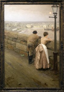 Pêcheurs de Saint Yves (Morbihan). Peinture par Anders Zorn (1860-1920), huile sur toile, fin XIXe-XXe siècle. Musée des Beaux-Arts de Pau
