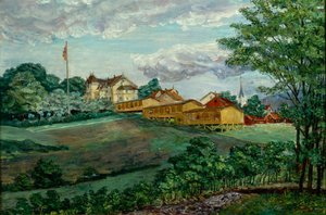 Sans titre (huile sur toile) - Anders Svarstad