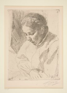 En prière - Anders Leonard Zorn