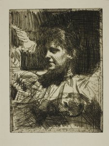 Gerda Hagborg I ("Pour plaire") - Anders Leonard Zorn