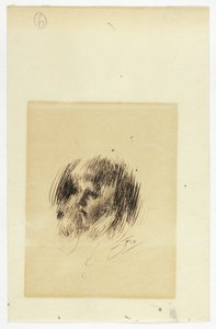 Tête de fille - Anders Zorn