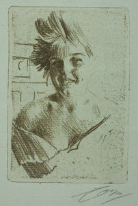 Modèle riant I - Anders Leonard Zorn