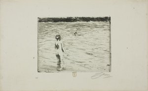 Mère se baignant - Anders Leonard Zorn