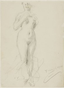 Nu féminin debout - Anders Leonard Zorn