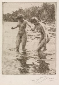 Deux baigneurs