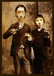 IMMIGRANTS SEND A TOAST TO HOME, 2002 (Peinture numérique) - Ando Gilardi
