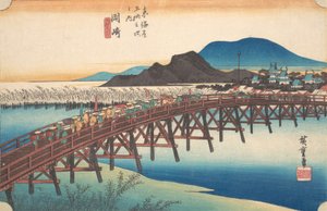 Okazaki, Tenshin no Hashi, vers 1834
