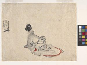 Une femme s