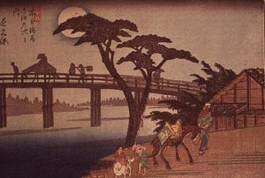 Clair de lune sur Nagacubo, c.1840