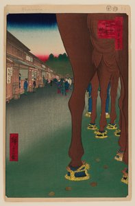 Naito Shinjuku, Yotsuya - Ando or Utagawa Hiroshige