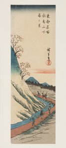 Vue printanière au pied de la colline Asuka