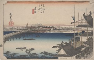 Pont Toyokawa - Ando or Utagawa Hiroshige