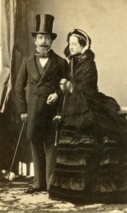 Emperor Napoléon III and Empress Eugénie - Andre Adolphe Eugene Disderi