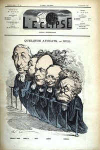 André Gill - Quelques avocats - L