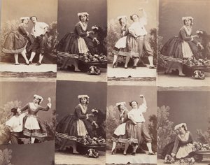 Eugénie Schlosser et Coralli, 1863