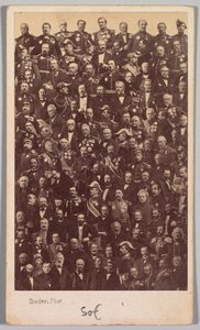 Héros militaires et leaders politiques français, milieu des années 1860 - Andre Adolphe Eugene Disderi