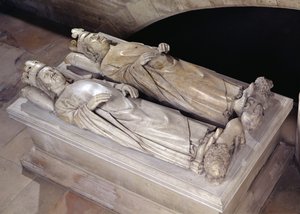 Effigies de Philippe VI de Valois et Jean II Le Bon - Andre Beauneveu
