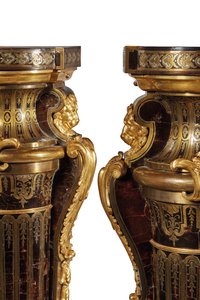Paire de socles Louis XIV - Andre Charles Boulle