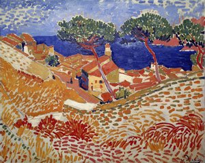 Collioure, le village et la mer - Andre Derain