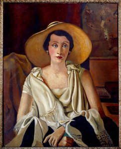 Portrait de Madame Paul Guillaume au grand chapeau - Andre Derain