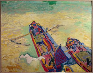 Les deux barges - Andre Derain