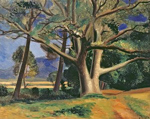 Le grand arbre, vers 1929-30 (huile sur toile) (voir aussi 287578) - Andre Derain