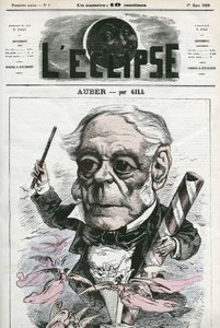 Auber Daniel-François-Esprit (1782-1871), musicien français. Couverture dans « L