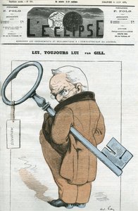 Caricature par Adolphe Thiers (1797-1877), homme d