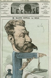 Caricature de Fernand Raoul-Duval