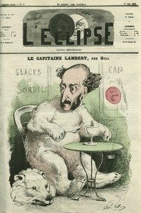 Gustave Lambert, explorateur et scientifique français. Couverture dans « L