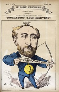 Portrait de Léon Bienvenu dit Touchatout (1835-1911), journaliste français et auteur de « L