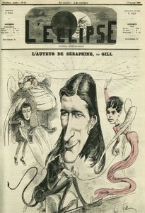 Victorien Sardou (1831-1908), dramaturge français. Couverture dans « L