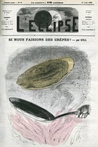 Pourquoi ne faisons-nous pas des crêpes ? illustration par Gill en réaction à la censure - Andre Gill