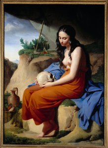 Madeleine. Sainte Marie Madeleine méditant - Andre Jacques Victor Orsel