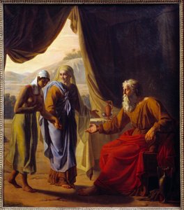 Sarah présente Agar à Abraham