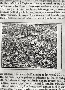 Débarquement, de Cosmographie universelle par André Thevet, 1575