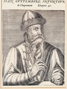 Portrait de Johann Gutenberg (Mayence, vers 1394-1399-Mayence)