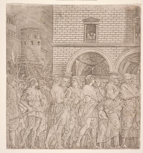 Les Triomphes de César : Les Sénateurs, c.1495 (gravure) - Andrea (school of) Mantegna