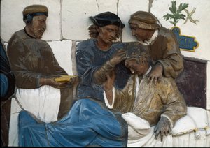 Visite aux handicapés (détail)