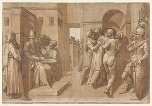 Pilate se lave les mains en signe d