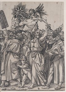 Section B : Isaac, Noé et autres figures, du Triomphe du Christ - Andrea Andreani