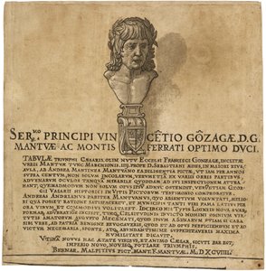 Le Triomphe de Jules César : Page de titre, 1599