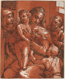 Madone et Enfant Accompagnés de Saints